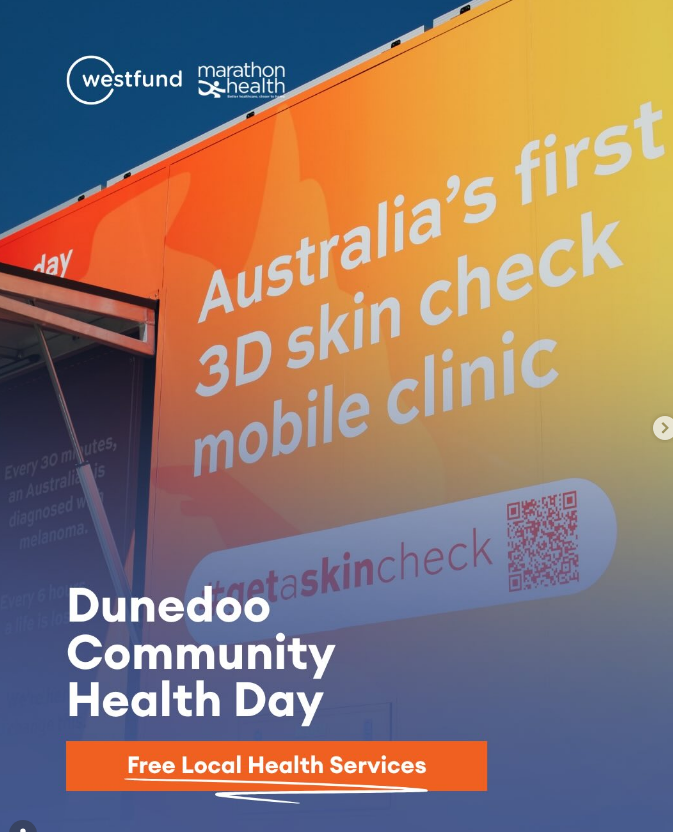 Westfund Dunedoo Community Health day tile